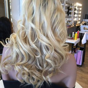 Blonde closure unit dark roots